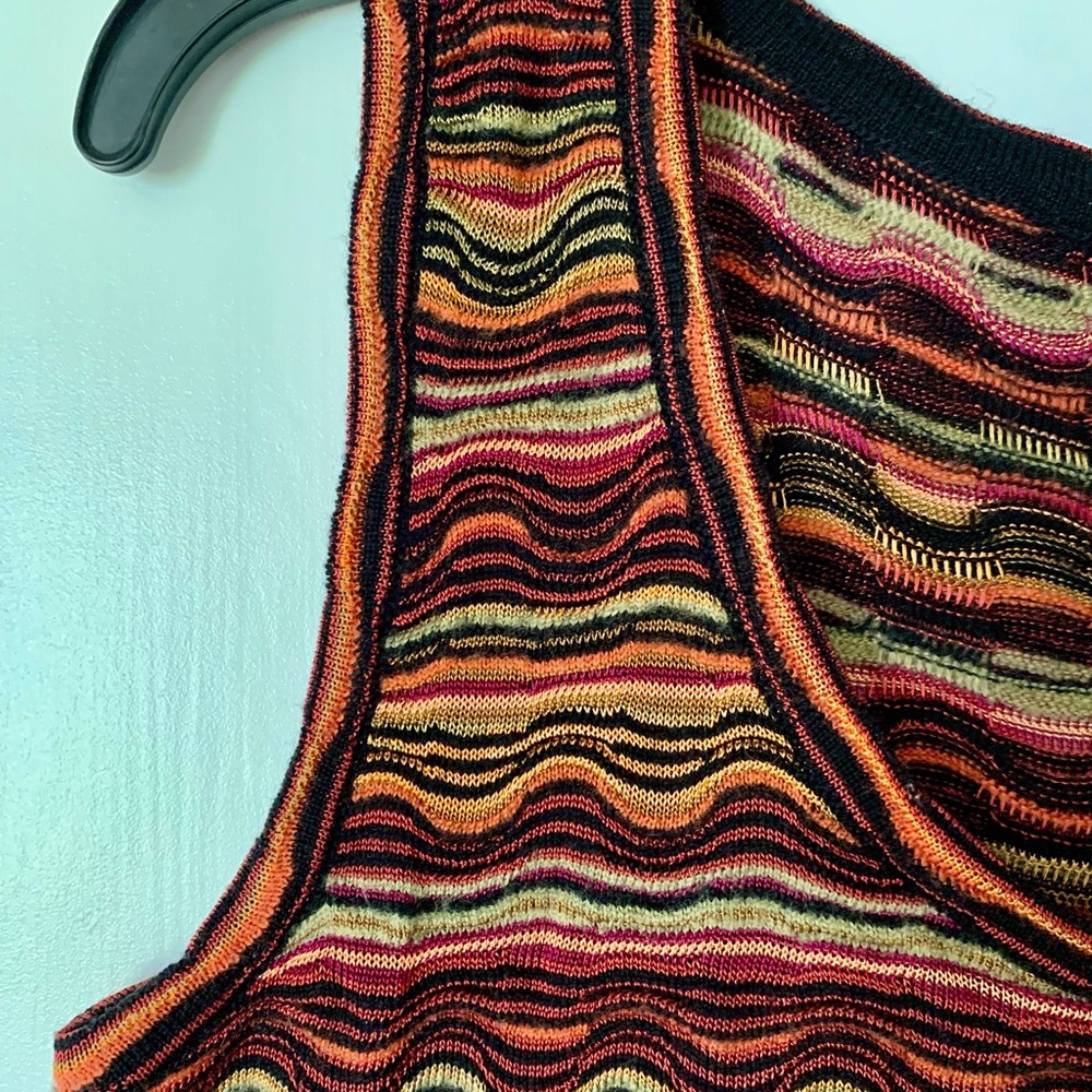 Missoni Multicolor Knit Tank, US Size 10, Italy, EUC
